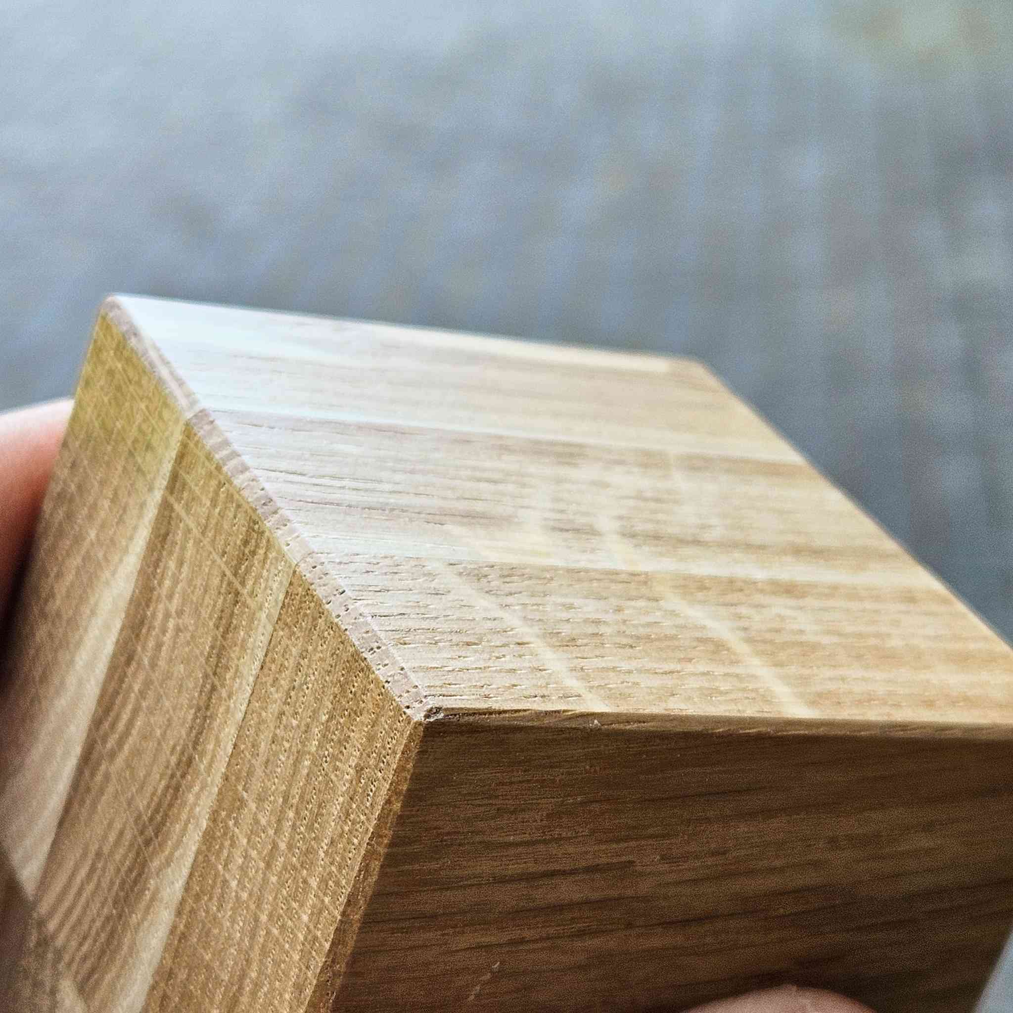 oak block matte lacquer finish – water resistant kitchen block