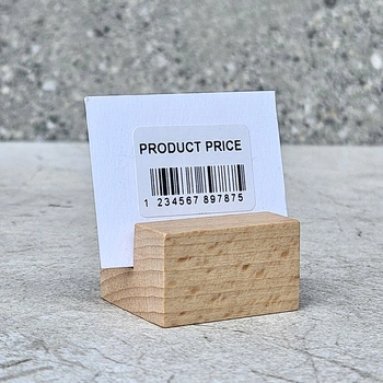 Wooden mini postcard stand 34 mm 