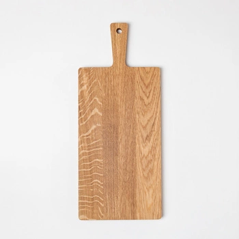 Oak cutting board with handle  480x200x20 mm