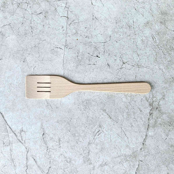 Spatula with flat handle and grooves 295x60x7 mm