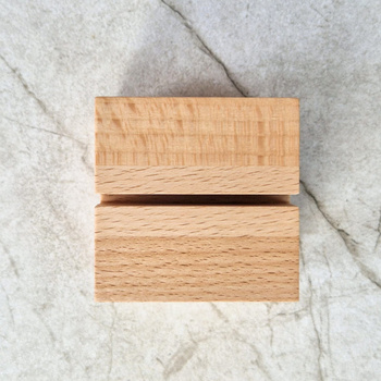 Wooden postcard stand 60x60x60 mm