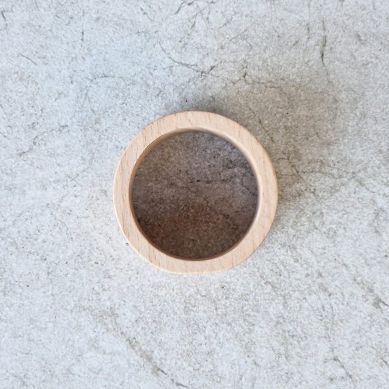 Beech egg holder dia50x30mm