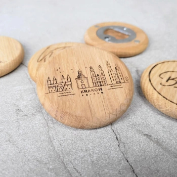 Bottle opener with magnets fi 65x10mm