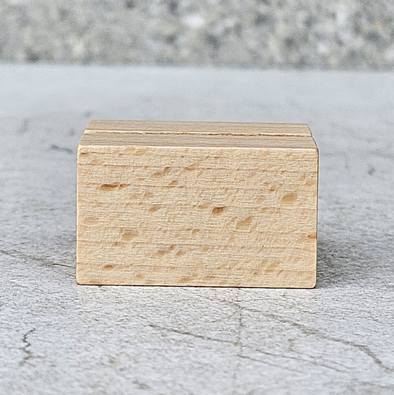 Wooden mini postcard stand 34 mm 