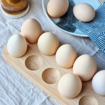 Beech tray for 10 eggs 235x100x20mm