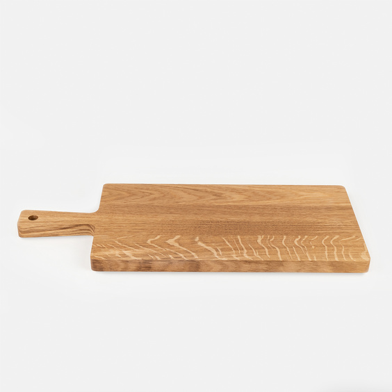 Oak cutting board with handle 480x200x20 mm