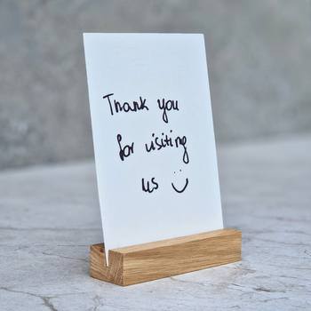 Wooden stand 150x40x30 mm with 30 mm Plexiglas 