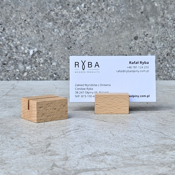 Wooden mini postcard stand 34 mm 