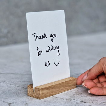 Wooden stand 150x40x30 mm with 30 mm Plexiglas 