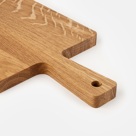 Oak cutting board with handle 480x200x20 mm