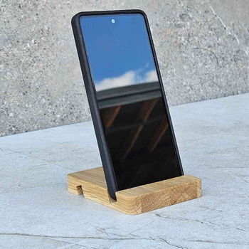 Dębowy stojak na telefon 100x80x15 mm