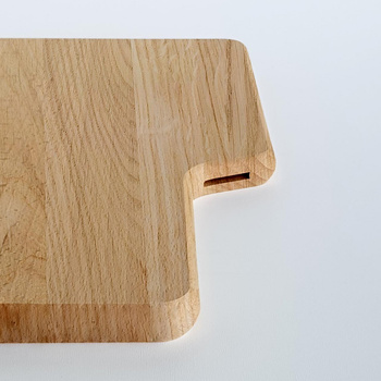 Oak board with knife slot 300x200x15mm