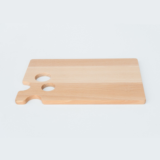 Beech cutting board cheese shape 240x150x9 mm