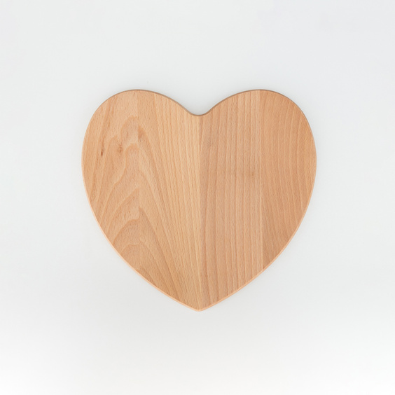 Deska serce 225x240x15 mm