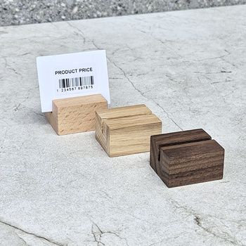 Wooden mini postcard stand 34 mm 
