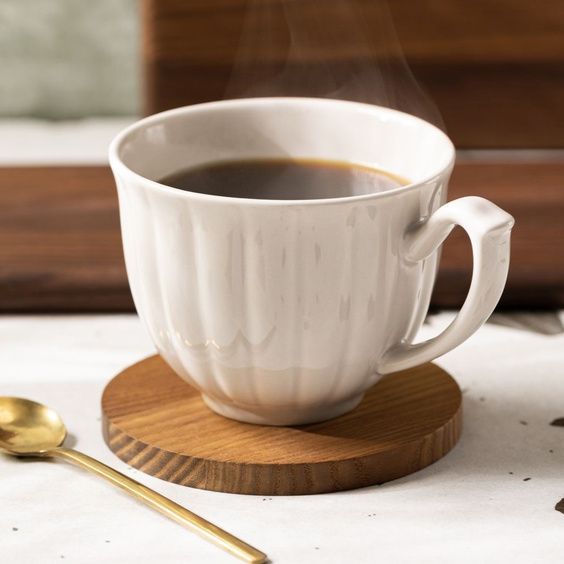 Thermoash wood coaster ∅100 mm