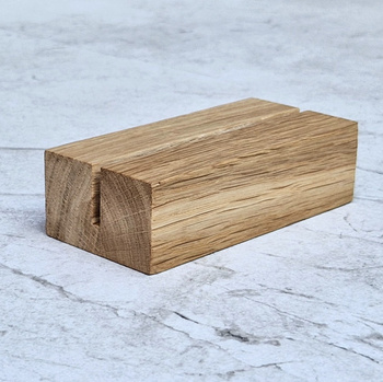 Wooden menu stand 105x50x30 mm