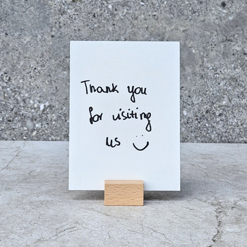 Wooden mini postcard stand 34 mm 