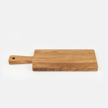 Oak cutting board with handle 359x130x20 mm