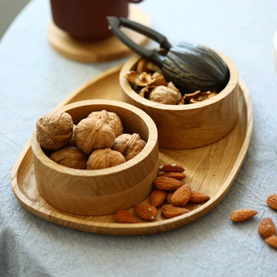 Oak Snack Bowl Ø102x40 mm