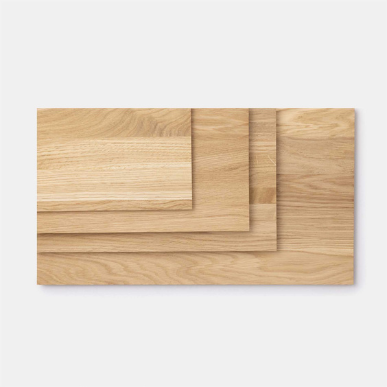 Deska dębowa ze skośnymi uchwytami 220x140x10mm