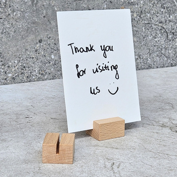 Wooden mini postcard stand 34 mm 