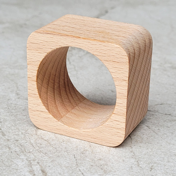 Beech napkin ring 50x50x30 mm
