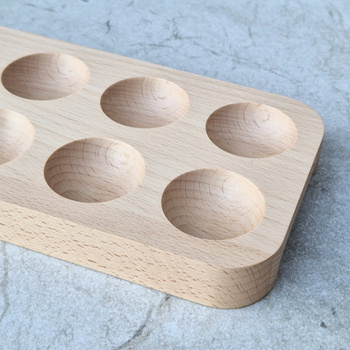 Beech tray for 10 eggs 235x100x20mm