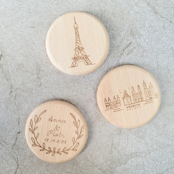 Bottle opener with magnets fi 65x10mm