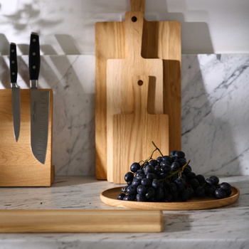 Oak deco tray STONE 160x150x15 mm