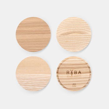 Set of samples of candle lids