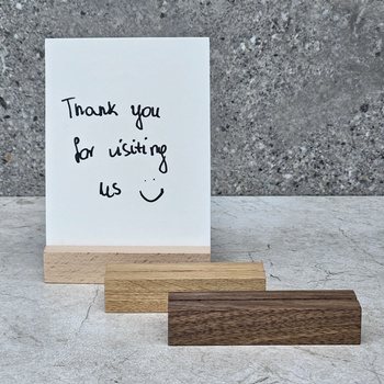 Wooden stand 150x40x30 mm with 30 mm Plexiglas 