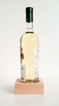Beech wine holder 110x110x40 mm  