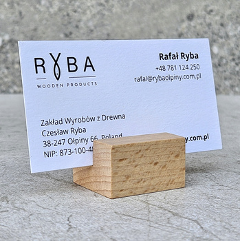 Wooden mini postcard stand 34 mm 