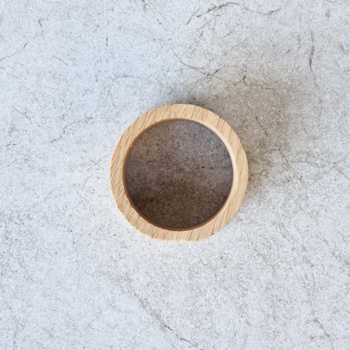 Dębowa podstawka na jajko fi50x30mm