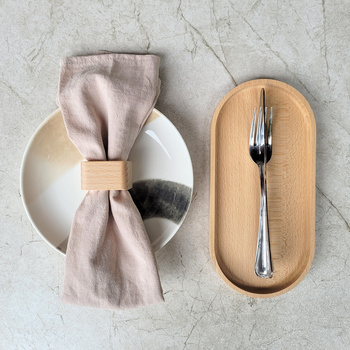 Beech napkin ring 50x50x30 mm