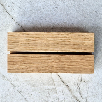 Wooden menu stand 105x50x30 mm