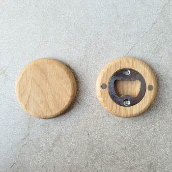 Bottle opener with magnets  fi 65x10mm