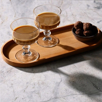 Taca dekoracyjna bukowa 250x120x15 mm