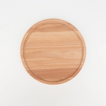 Deska do krojenia okrągła bukowa ∅220x15 mm