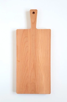 Deska do krojenia z rączką bukowa 480x200x20 mm